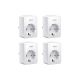 TP-LINK Tapo P110 Mini Smart Wi-Fi vtičnica - 4-pack